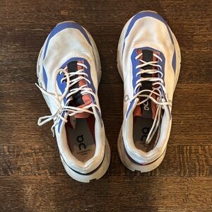 On Cloudnova White & Blue women’s Running Shoes